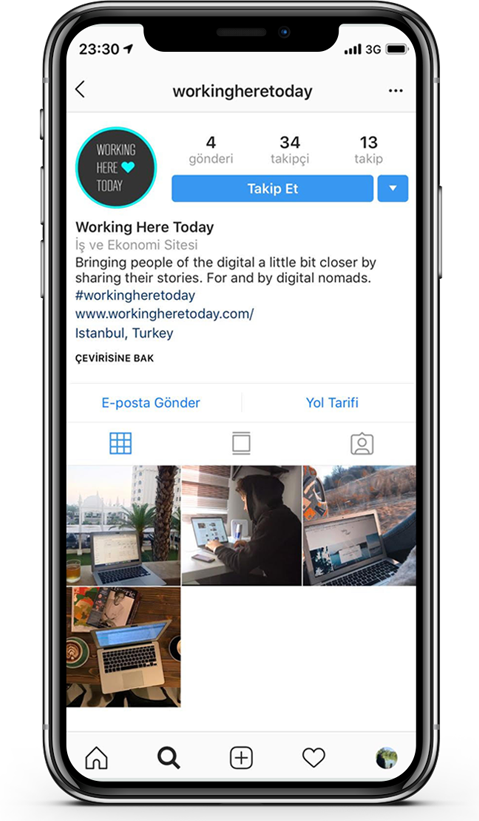 Web Mockup Instagram (479x821), Png Download