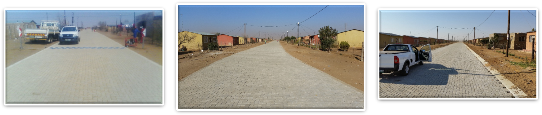 Construction Of Roads And Storm Water In Itekeng (1755x379), Png Download