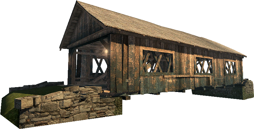 Sleepy Hollow Bridge (1024x1024), Png Download