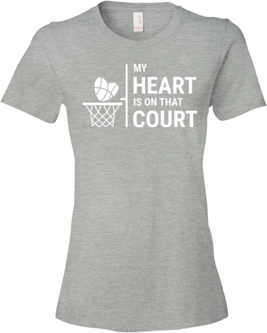 My Heart Is On That Basketball Court (1155x1155), Png Download