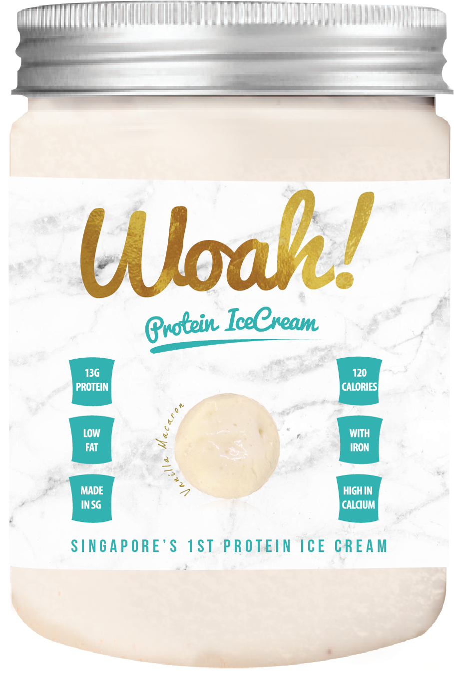 Woah Protein Ice Cream Is Smooth, Creamy In Texture (1100x1506), Png Download