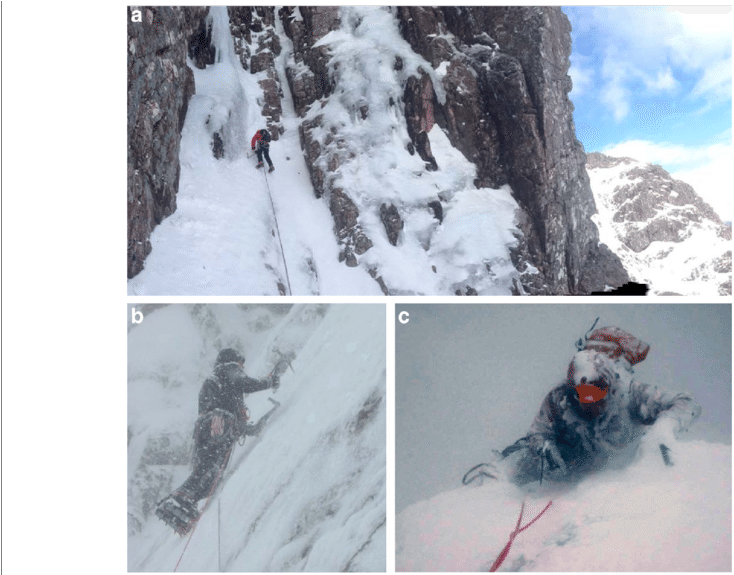 Photos Of Winter Climbing In Scotland (850x574), Png Download