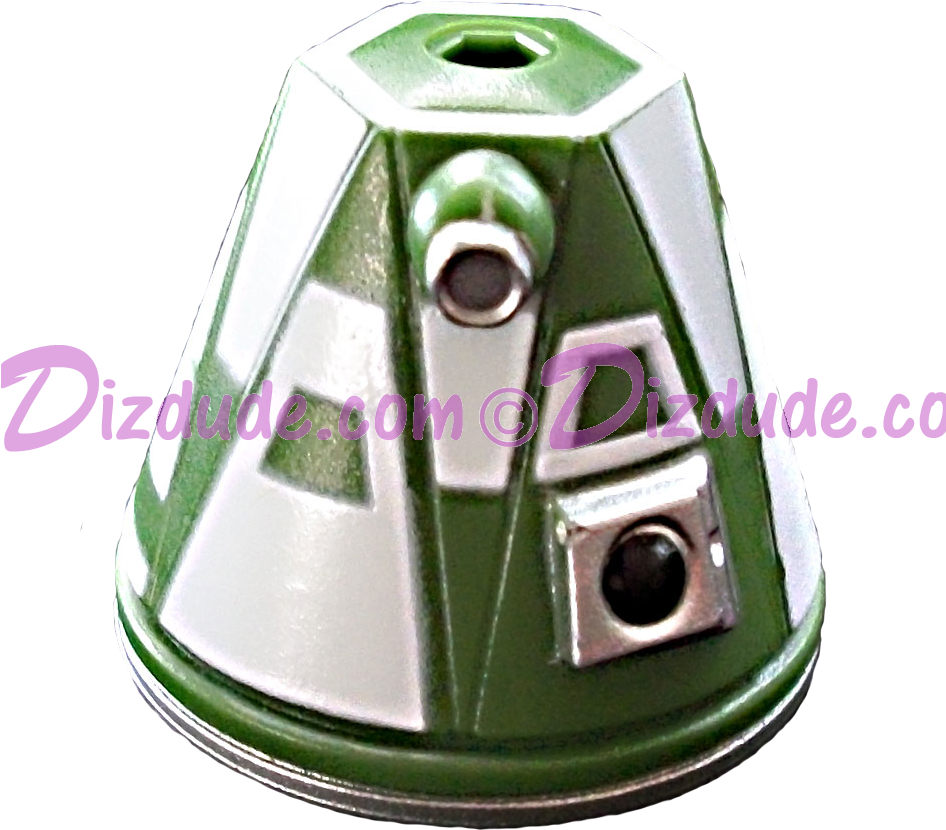 White & Green R4 Dome Part ~ Disney Star Wars Astromech (945x945), Png Download