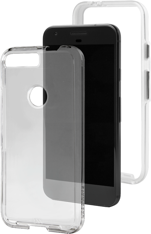 Cmi Google Pixel Xl Naked Tough Clear Quite Black Cm035270 (1000x1000), Png Download