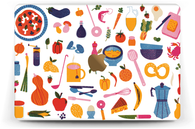 Hungry Skin Macbook 12” (800x563), Png Download