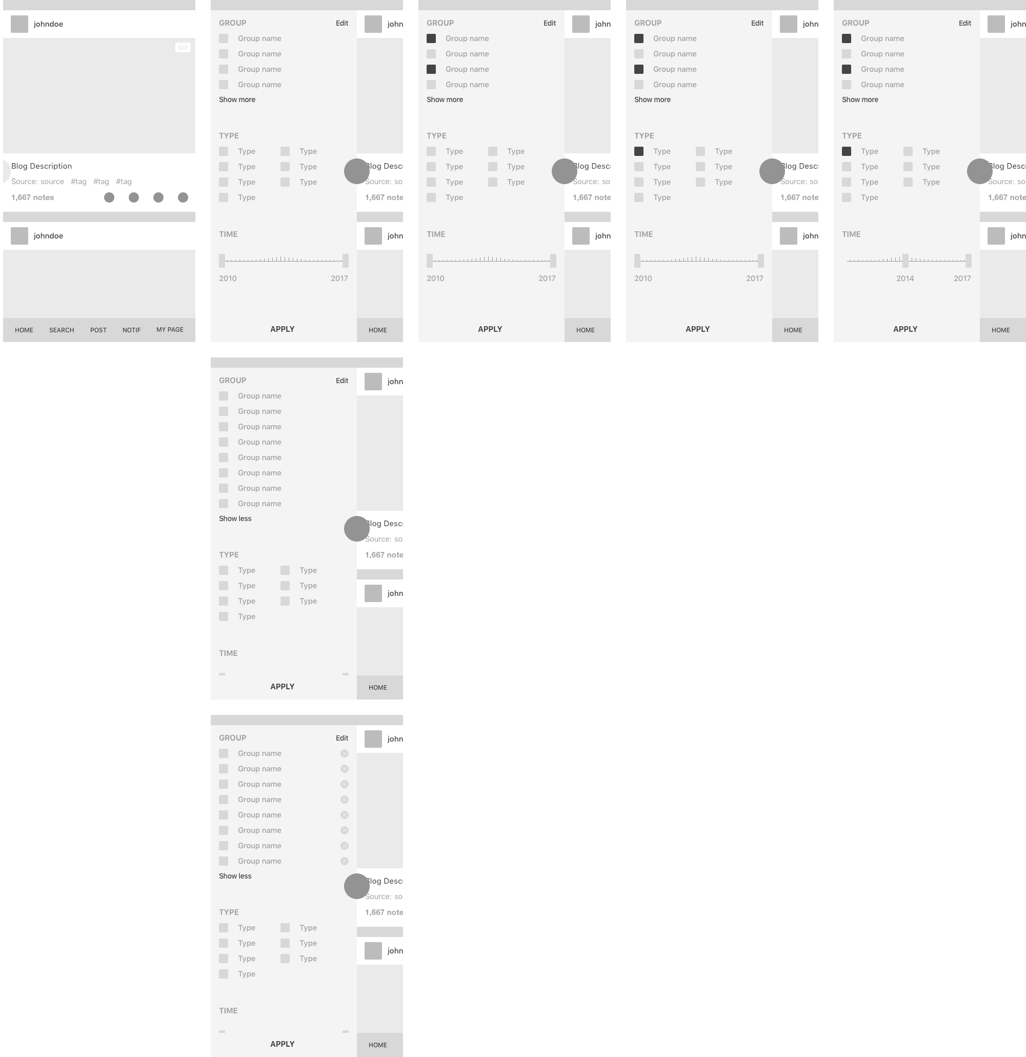Filter Feature Wireframe Ver (2001x2061), Png Download