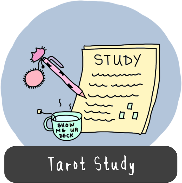 Tarot Study With Text (769x769), Png Download