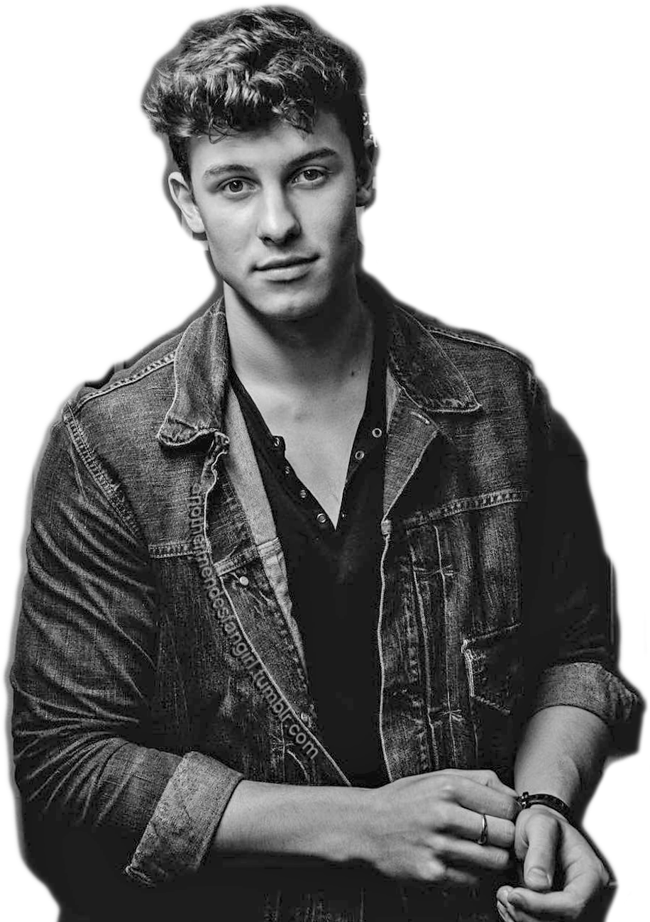 B&w Transparent Shawn Edits (917x1630), Png Download