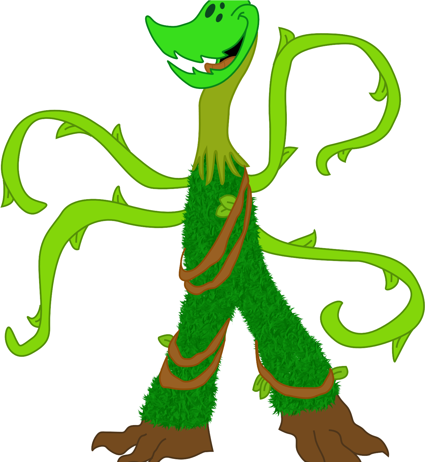 Plants Clipart Animated (1471x1500), Png Download