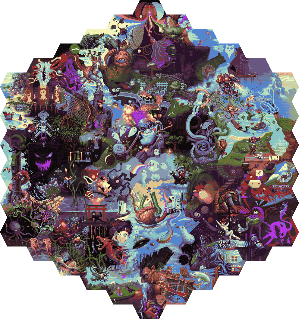 Hexquisite Corpse Iii (992x1056), Png Download