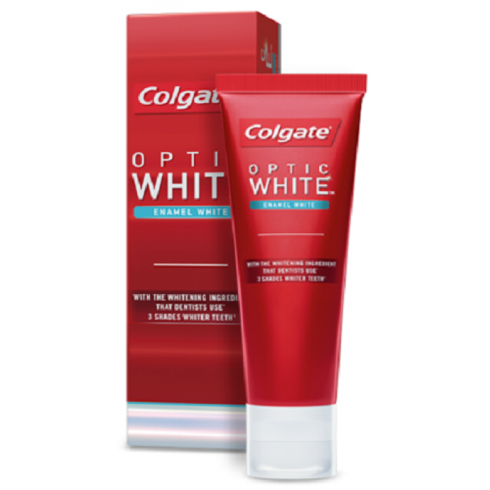 Colgate Optic White Toothpaste Sparkling Mint 95g (700x700), Png Download