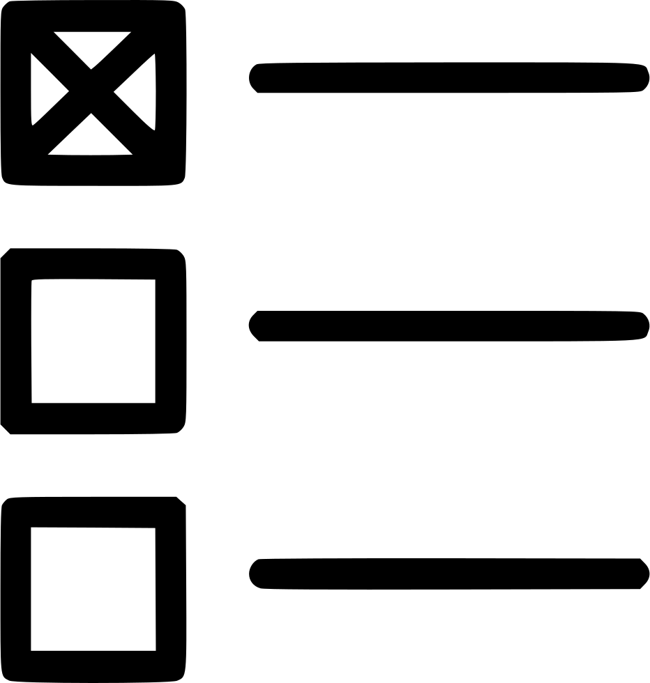 Checkboxes Lines Check Comments (932x980), Png Download