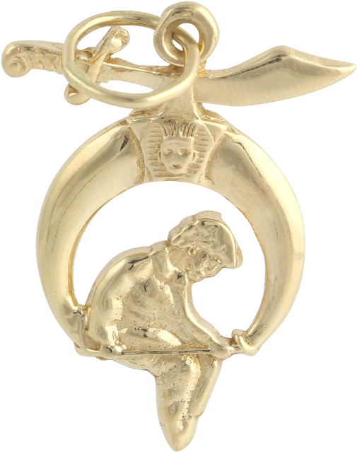 Shriner's Hospital Pendant Charm Fob (638x638), Png Download