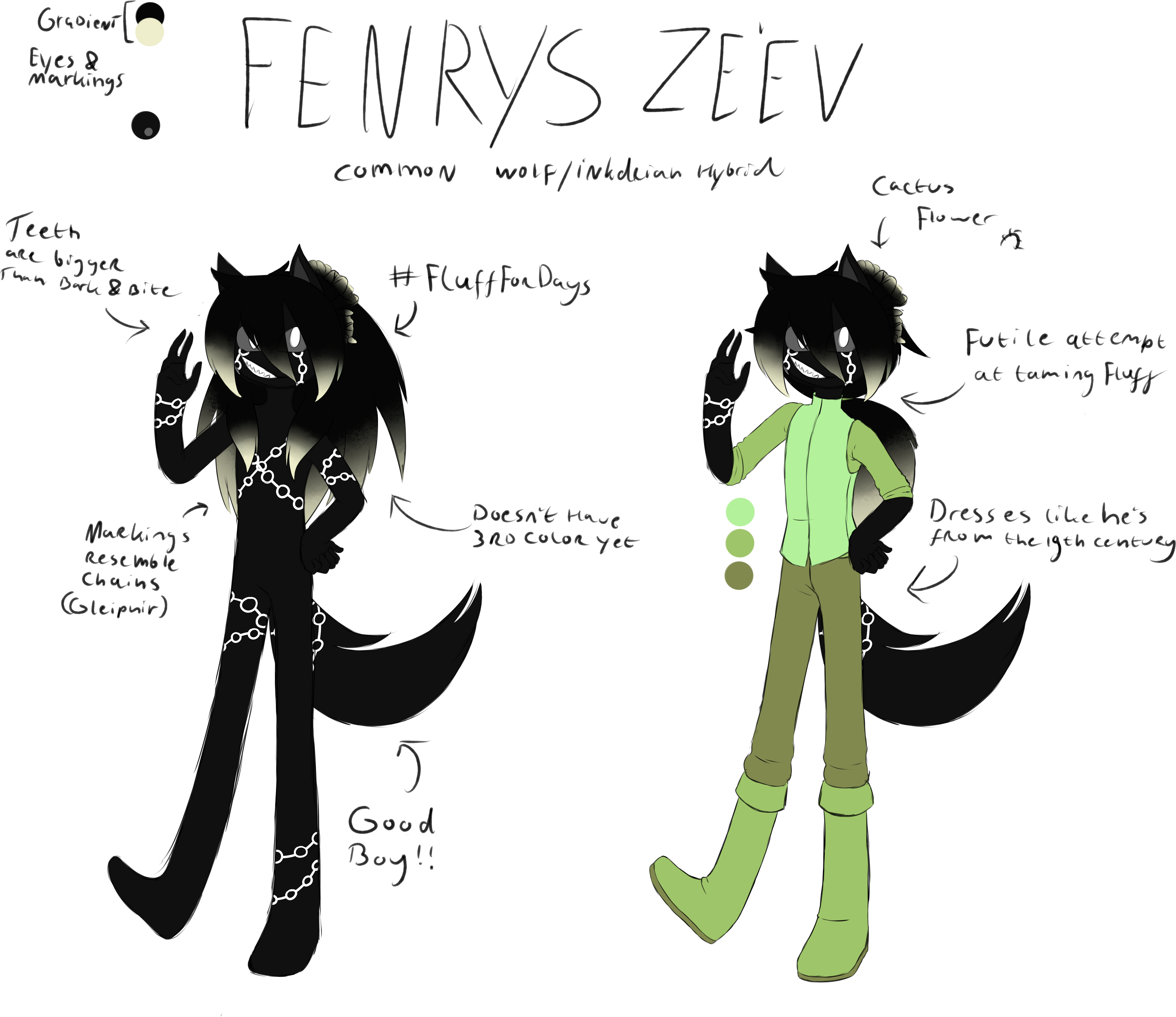 Fenrys Ze'ev By Vagevurig (8000x7080), Png Download