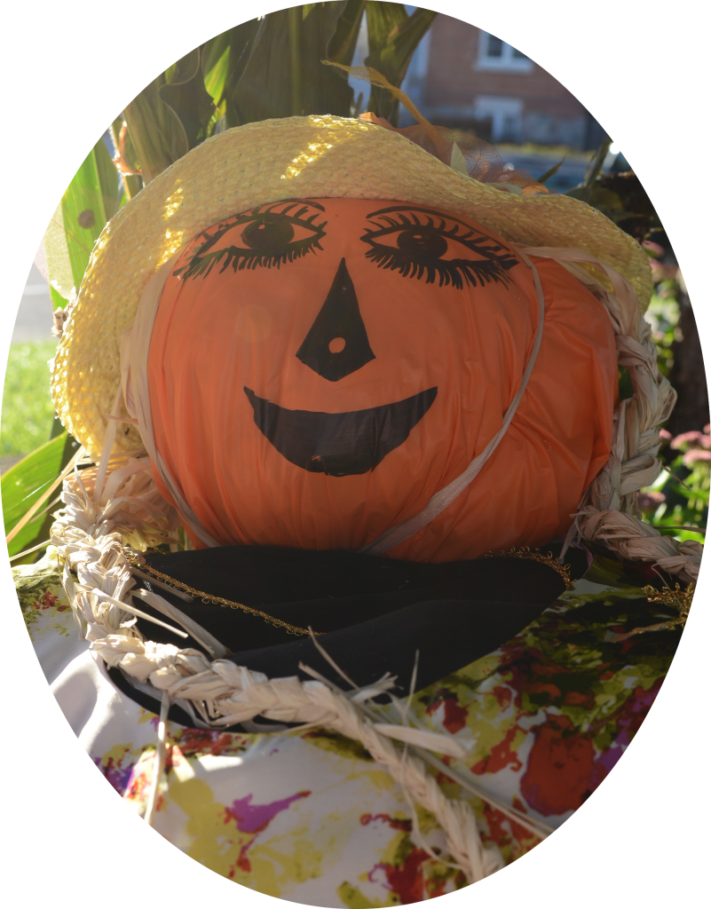 Scarecrow Faces By Helen Solmes (801x1024), Png Download