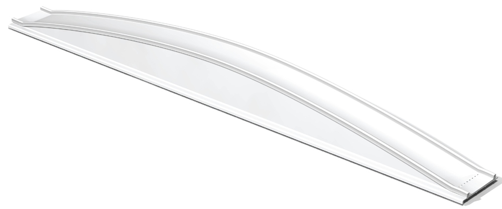 The 'profile Arch' Is Made From Pvcu The Polymer Of (1000x416), Png Download