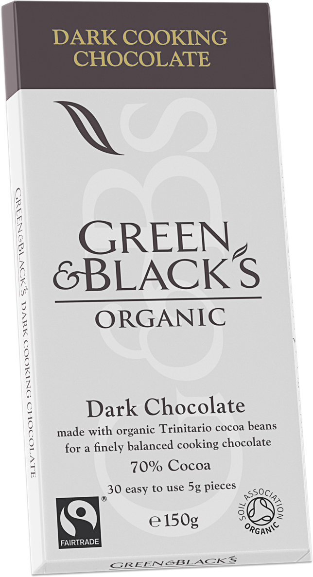 G&b's Dark Cook's Chocolate Bar 150g (1200x1200), Png Download