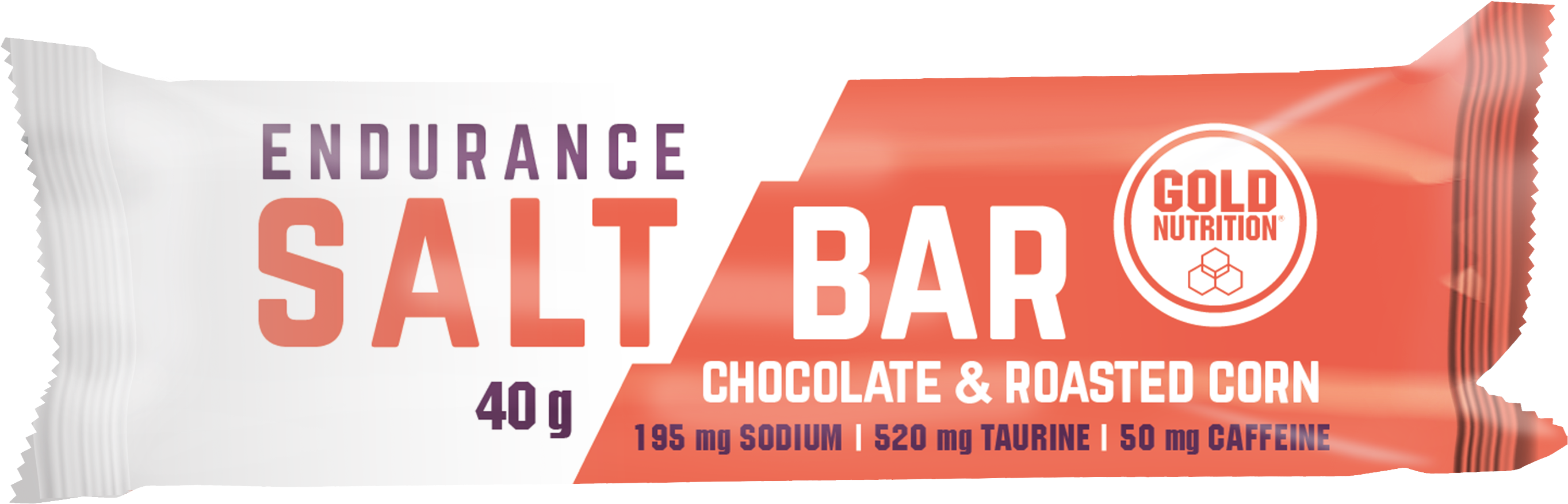 Endurance Salt Bar Goldnutrition® Choco & Roasted Corn (3187x1287), Png Download