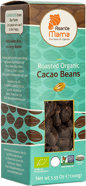 Roasted Organic Cocoa Beans (938x750), Png Download