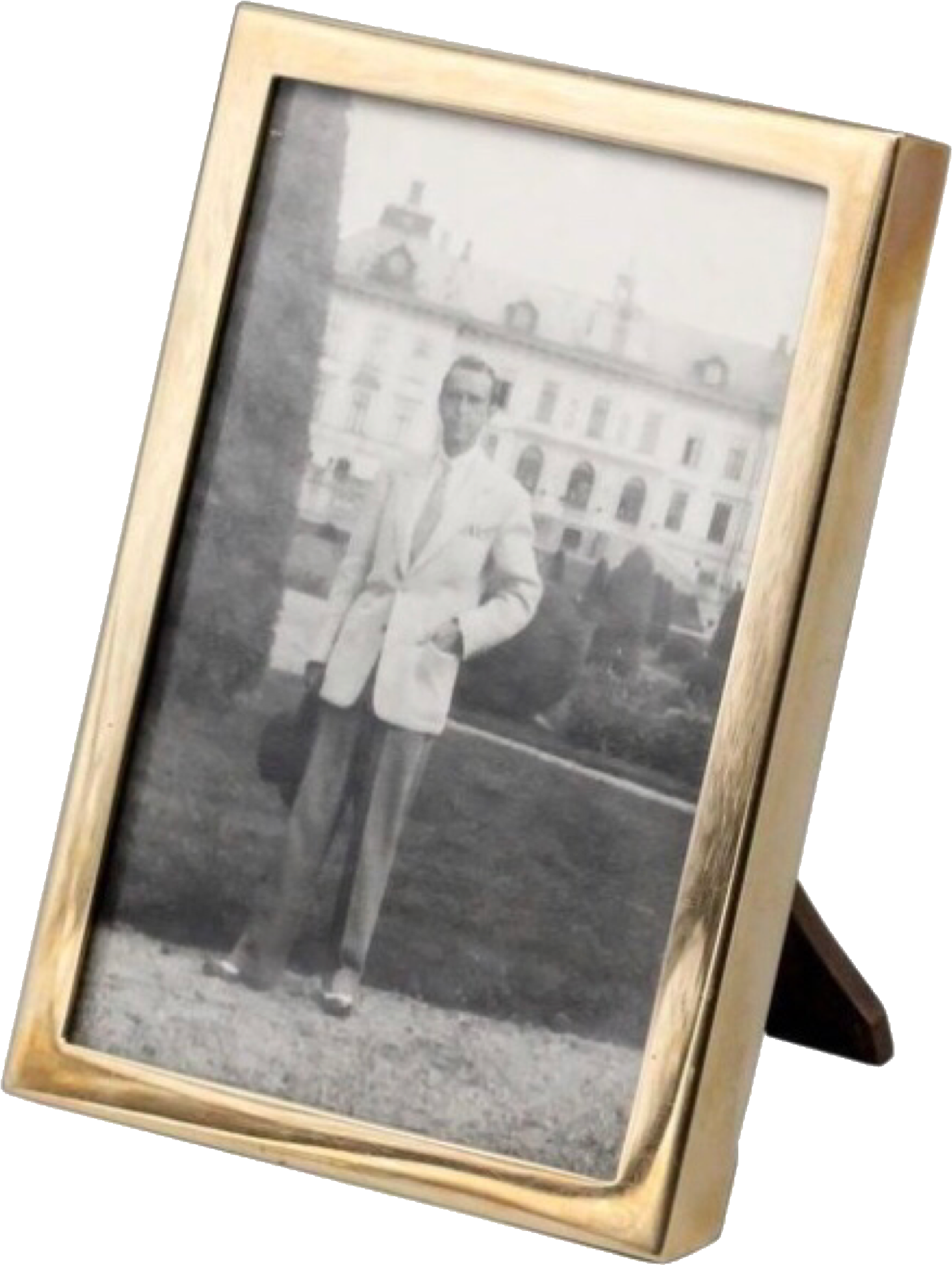 Gold Vintage Photograph Grey Polyvore Moodboard Filler (1652x2048), Png Download