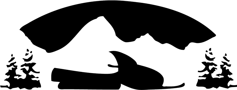 Clean Snowmobile Logo (800x449), Png Download
