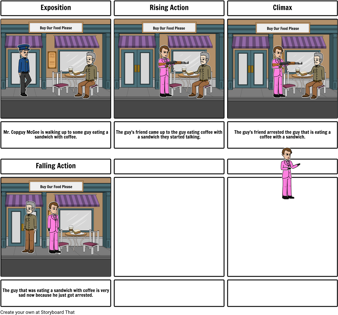 Copguy Mcgee Versus The Sand-coffee Eater (1164x1086), Png Download