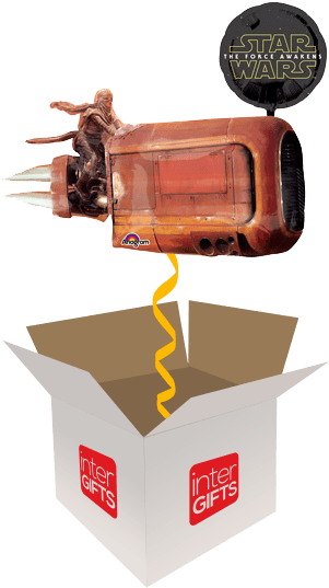 35″ Star Wars The Force Awakens Land Speeder (568x568), Png Download