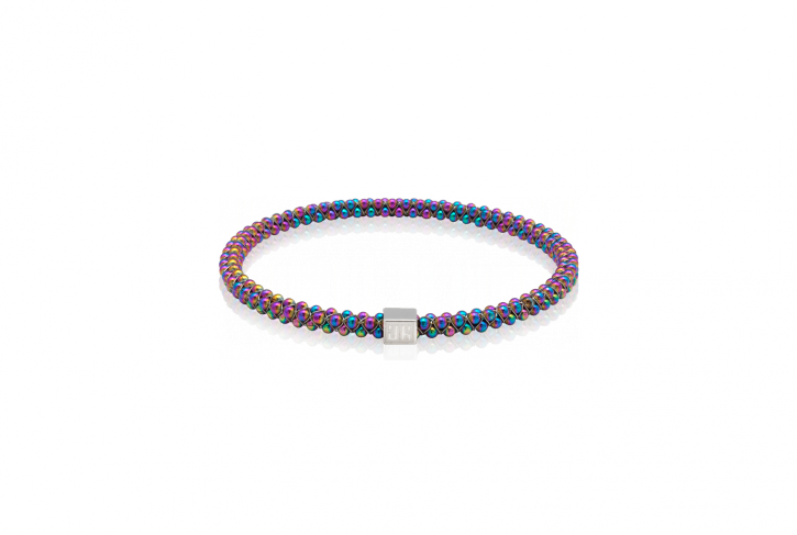 Chromatic Bangle Mardi Gras (725x487), Png Download