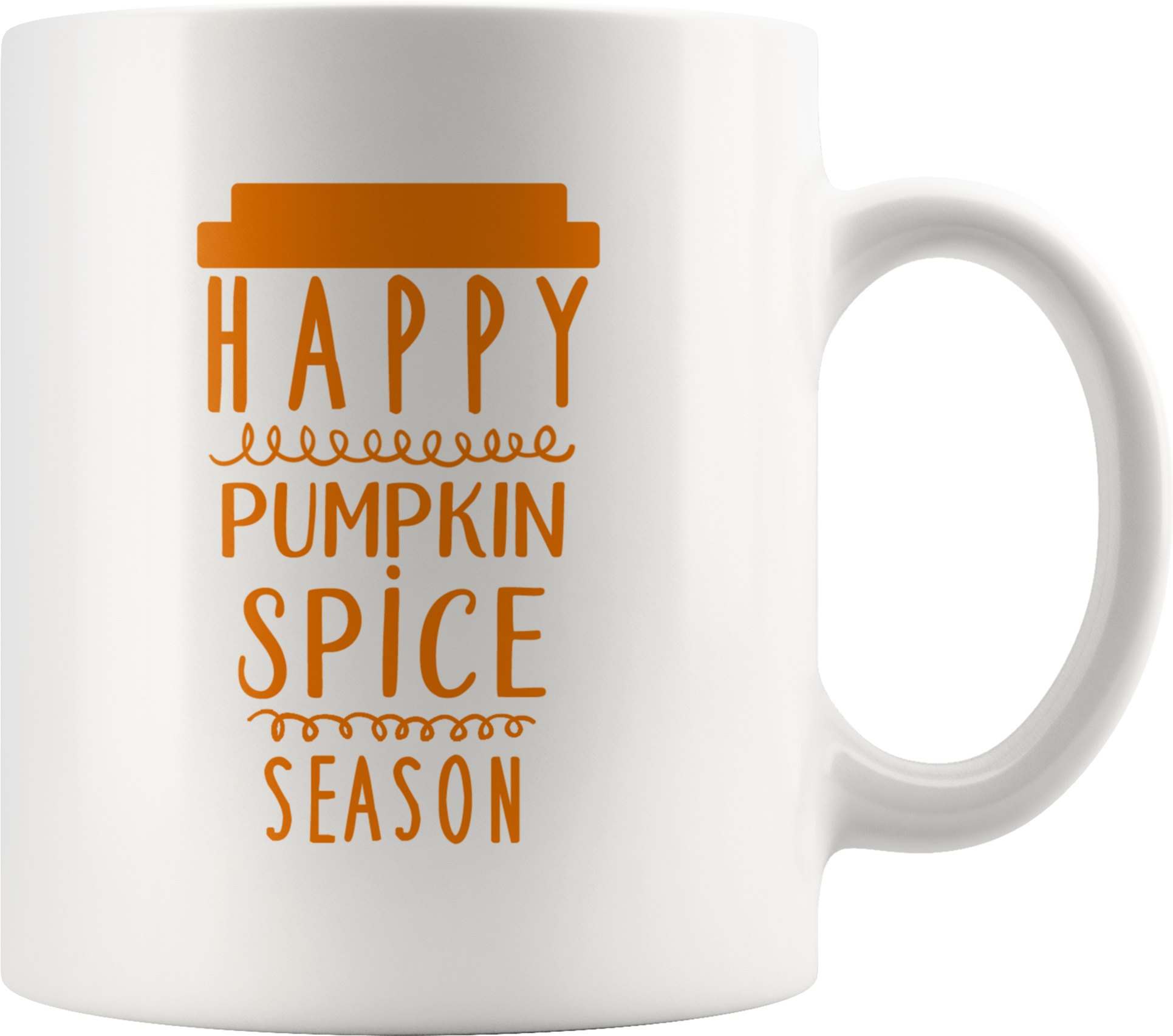 Happy Pumpkin Spice Season Coffee Mug (2000x2000), Png Download