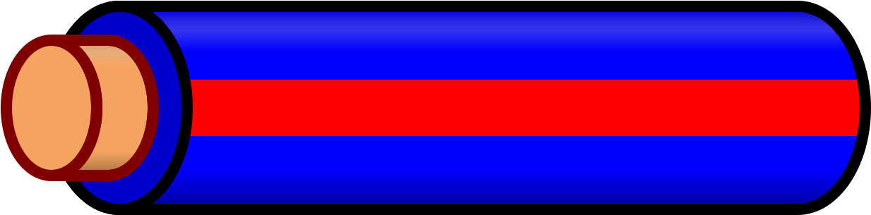 Wire Blue Red Stripe (1280x384), Png Download