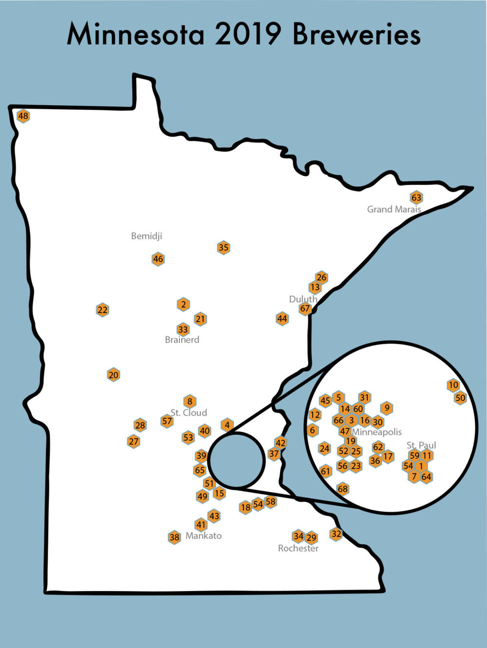 2019 Minnesota Hop Passport (1000x1331), Png Download