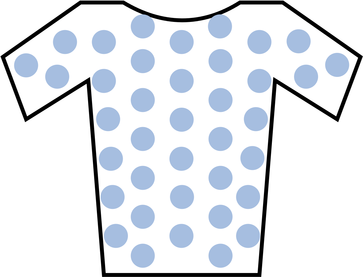 Jersey Light Blue Dots (1280x1024), Png Download