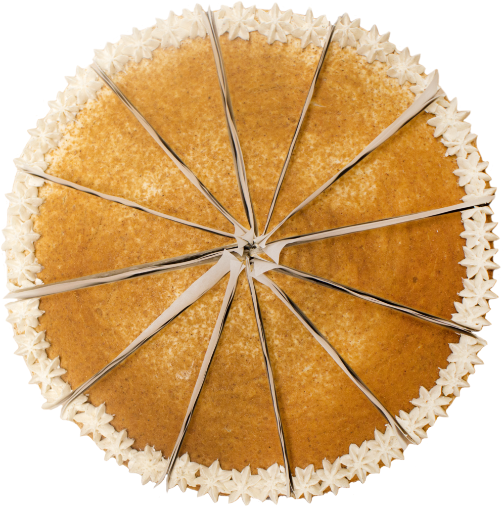 Eggnog 10" Cake (1024x1024), Png Download