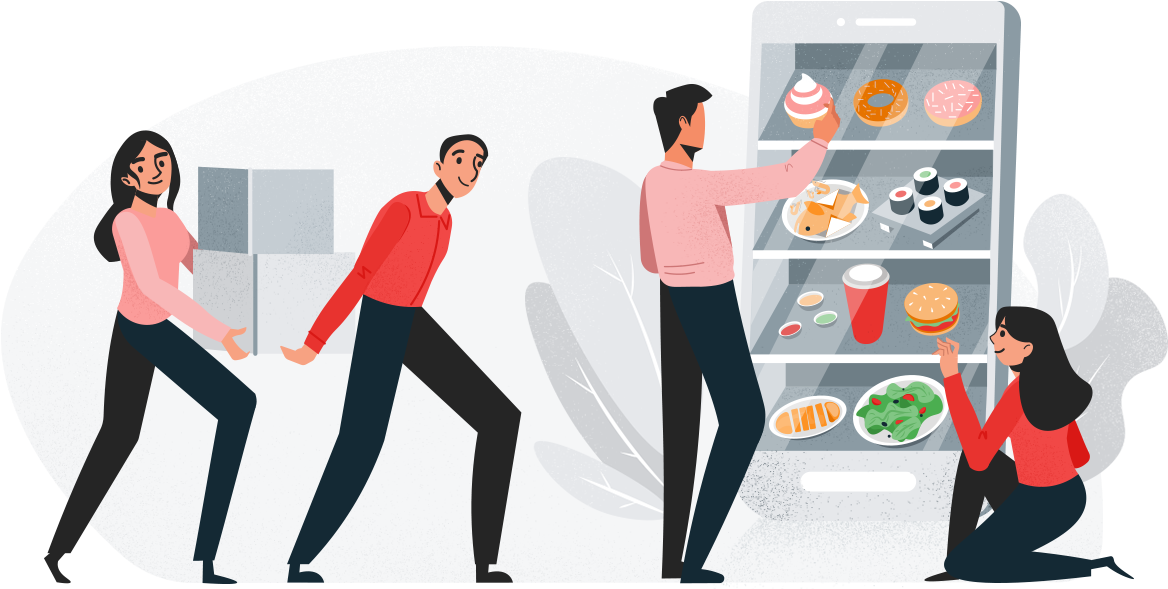 Pixel Food Png (1400x600), Png Download