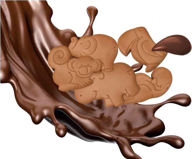 Chocolate Cookie Bag (732x543), Png Download