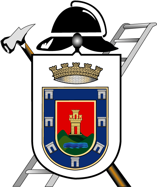 Escudo Otavalo Bomberos (595x842), Png Download
