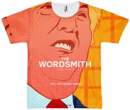 The Wordsmith All Over T Shirt (600x600), Png Download