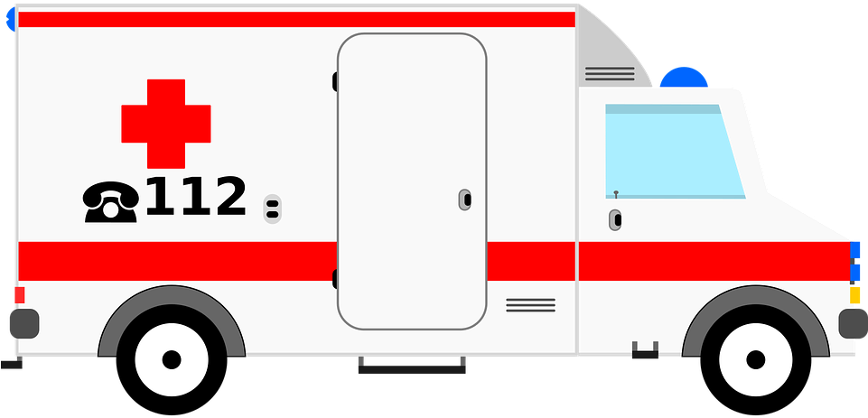 Ambulance Vector Png (960x480), Png Download
