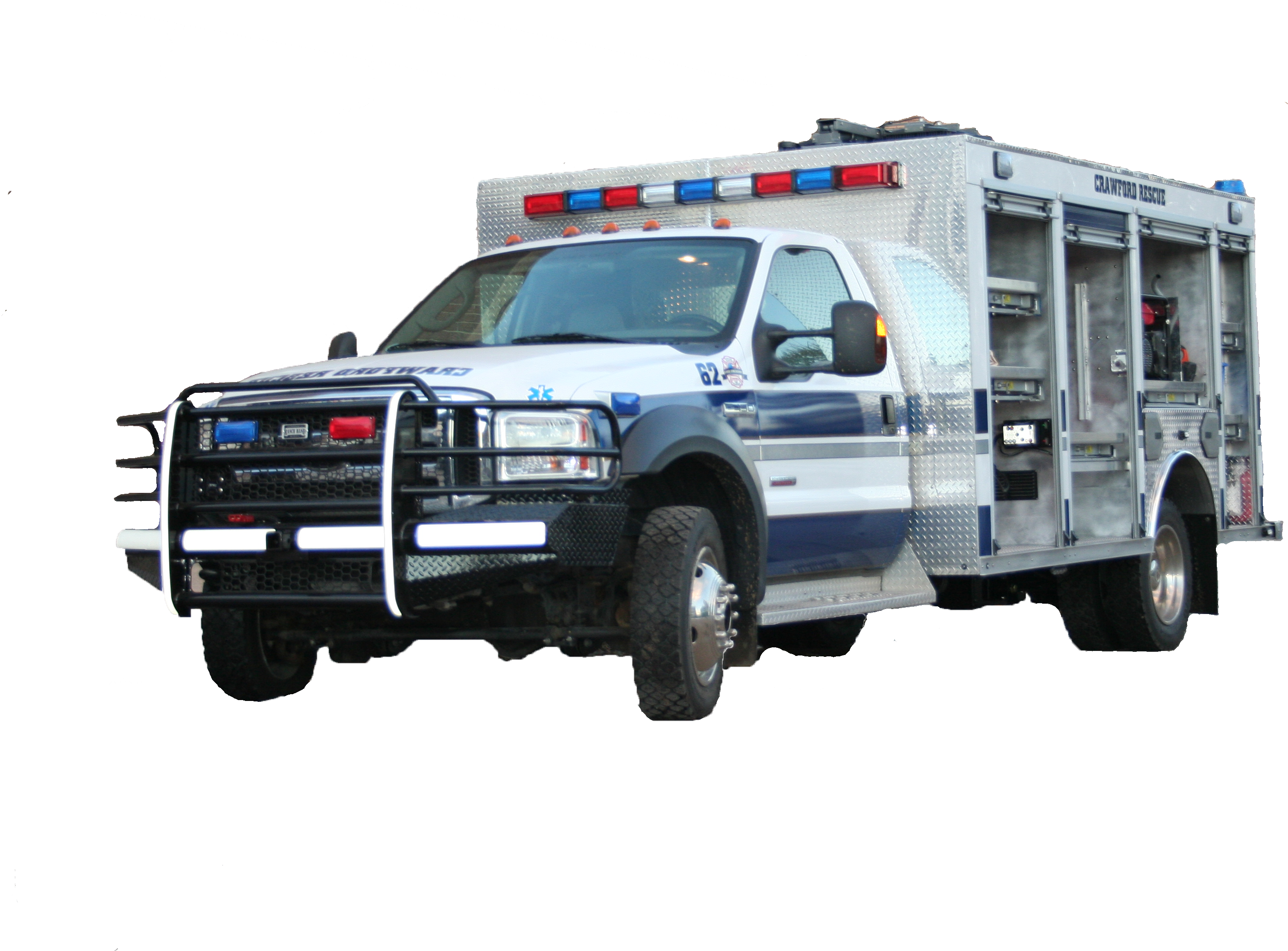 Crawford Rescue Truck Clipped (3456x2304), Png Download