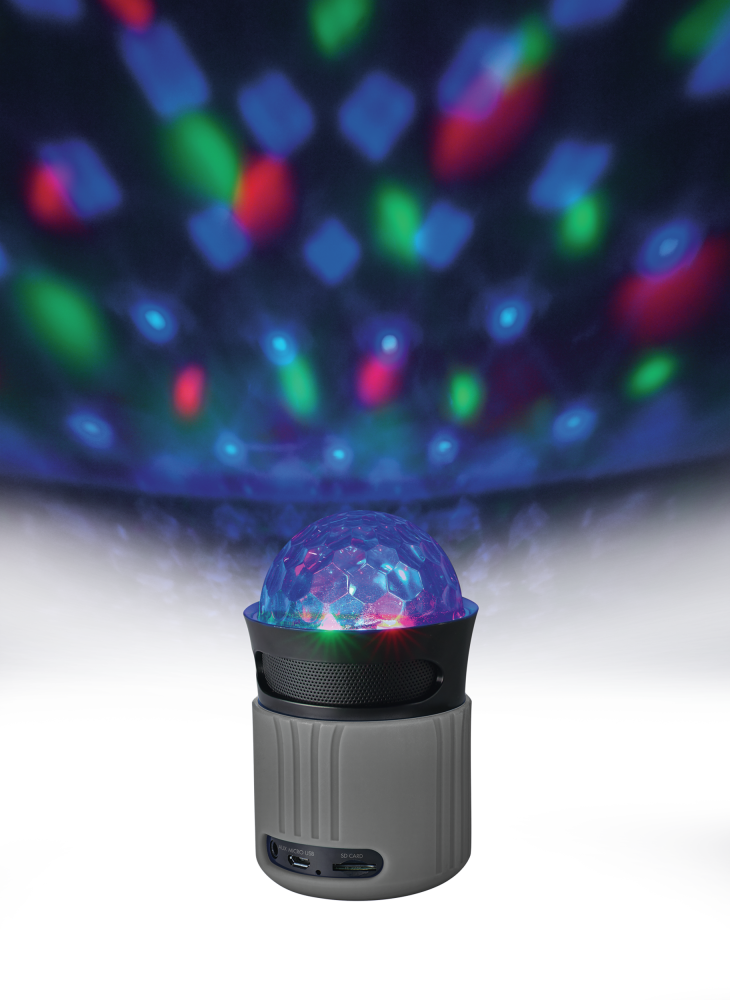 Dixxo Go Wireless Bluetooth Speaker With Party Lights (730x1000), Png Download