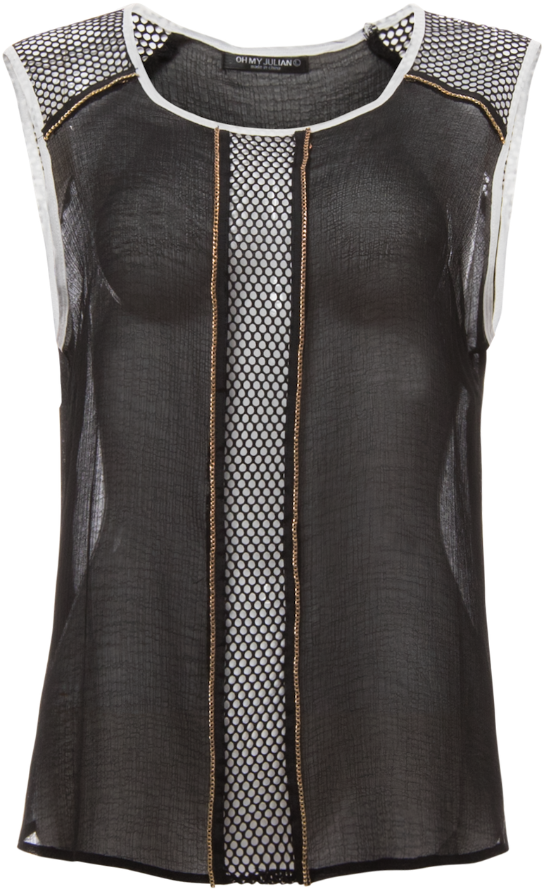 Download Black Mesh Top PNG Image with No Background - PNGkey.com