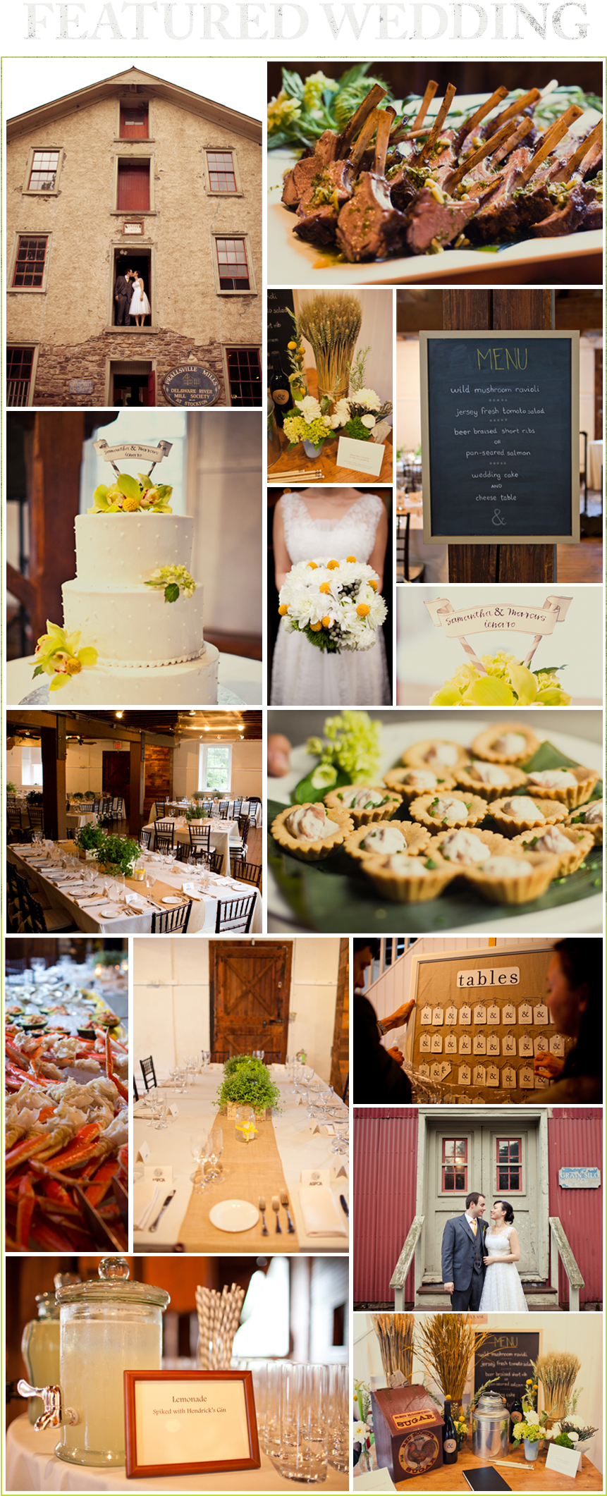 Beautiful Wedding At The Historic Prallsville Mills (870x2162), Png Download