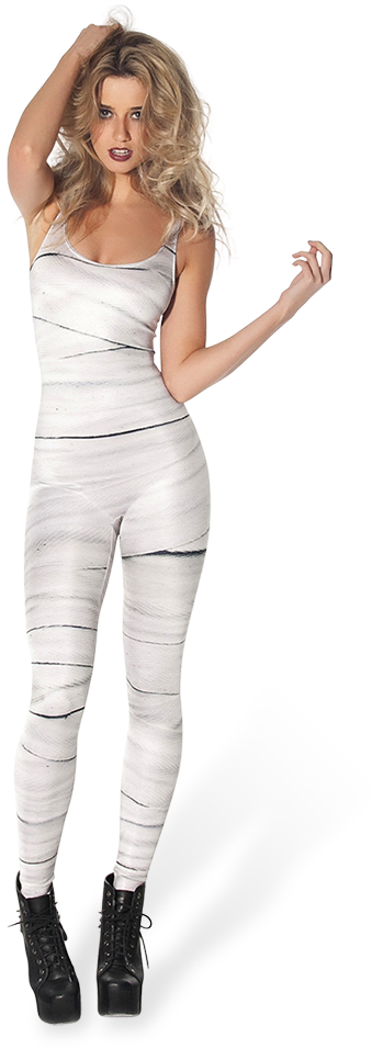Mummy Catsuit (683x1024), Png Download