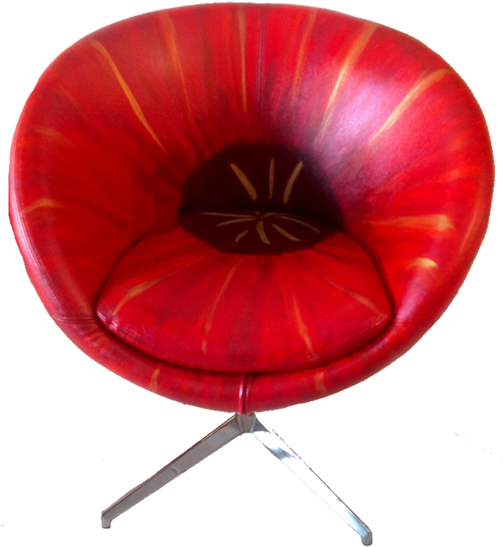 The Poppy Chair (1000x1101), Png Download