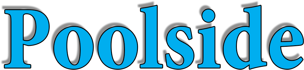 Poolside Title (1116x276), Png Download