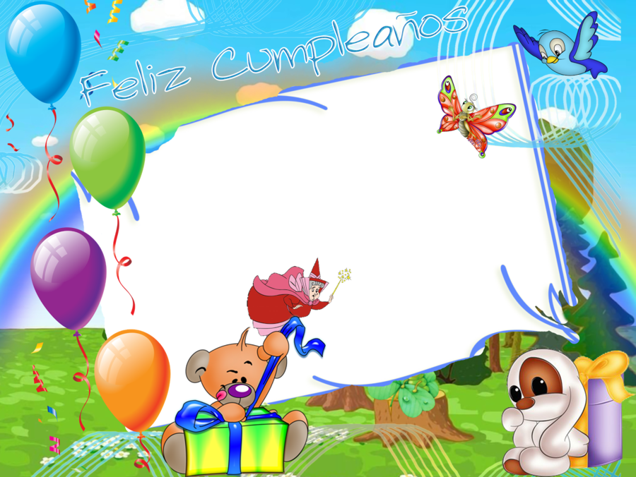 Download Fondos De Cumpleaños Infantiles Clipart Party (900x676), Png Download