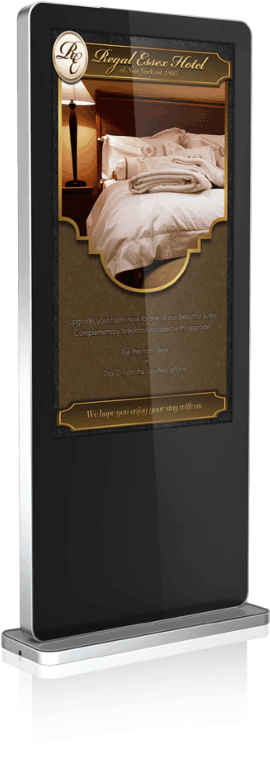 Digital Signage Stand Alone Screen (1399x2654), Png Download