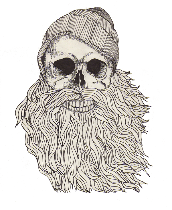 Half Skull Png (600x826), Png Download