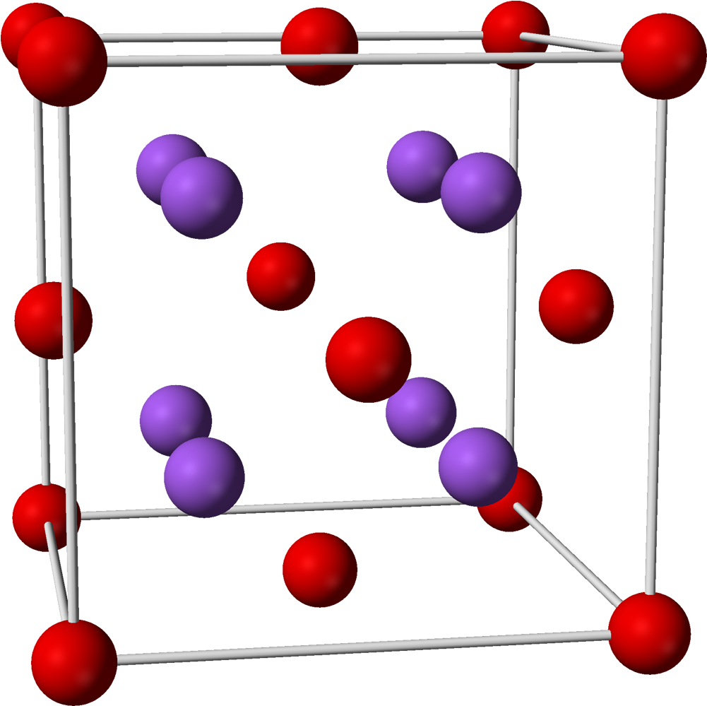 Sodium Oxide Unit Cell 3d Balls A (1100x1098), Png Download