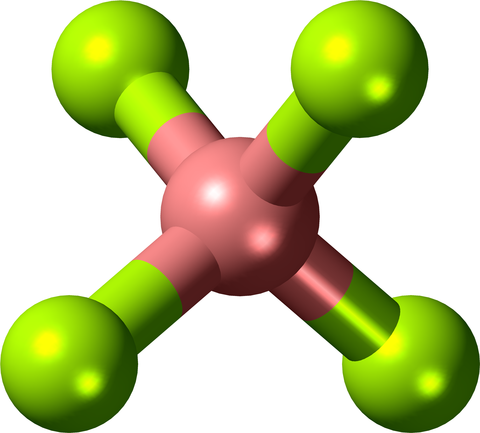 Tetrafluoroborate Anion 3d Ball (2000x1820), Png Download